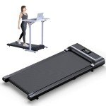 Portable Under Desk Walking Pad Treadmill 300lb Capacity