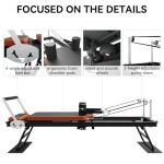 Foldable Pilates Reformer for Home & Gym Use