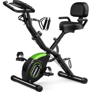 Foldable 4-in-1 Indoor Magnetic Exercise Bike