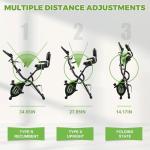 Foldable 4-in-1 Indoor Magnetic Exercise Bike
