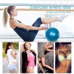 9-Inch Blue Pilates and Core Exercise Ball
