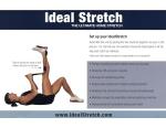 IdealStretch Original - Hamstring, Lower Back & Calf Stretcher - Pain Relief & Deep Knee Extension - Flexibility Tool with Instruction Card & Wedge Combo