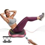 AXV Vibration Plate Exercise Machine Whole Body Workout Portable Mini Vibrate Fitness Platform Lymphatic Drainage Machine for Weight Loss Shaping Toning Wellness Home Gyms Workout