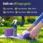Vapor Fresh Yoga Mat Spray - Eucalyptus Lavender - Cleaner and Deodorizing Spray for Yoga Blocks and Equipment - Plant Based Ingredients, 6oz (1-Pack)
