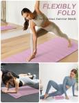 Foldable 8mm TPE Yoga Mat for Home Gym
