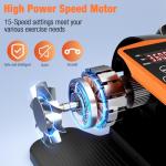 Portable Under Desk Elliptical with Remote Control