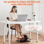 Portable Under Desk Elliptical with Remote Control