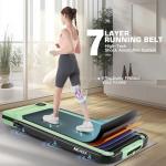 Compact Folding Treadmill with Incline and Remote