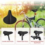 EKEPIN Oversized Gel Bike Seat for Comfort