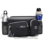 Water-Resistant Hiking Waist Bag with Bottle Holder