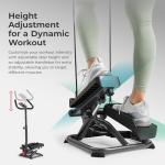 Sunny Health & Fitness Smart Stepper with Resistance Bands