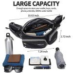 Water-Resistant Hiking Waist Bag with Bottle Holder