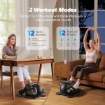 Compact Under Desk Elliptical Machine for Home Fitness