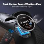 Compact Under Desk Elliptical Machine for Home Fitness