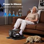 Compact Under Desk Elliptical Machine for Home Fitness