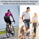 Water-Resistant Hiking Waist Bag with Bottle Holder
