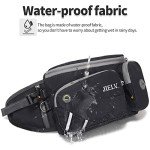 Water-Resistant Hiking Waist Bag with Bottle Holder