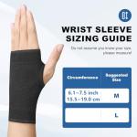 Wrist Support Sleeves for Pain Relief & Fitness
