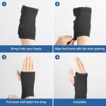 Wrist Support Sleeves for Pain Relief & Fitness