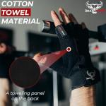 BEAST RAGE Anti-Slip Half Finger Gym Gloves