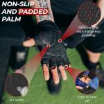 BEAST RAGE Anti-Slip Half Finger Gym Gloves