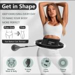 Magnetic Lock Weighted Hula Hoop for All Ages