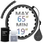 Magnetic Lock Weighted Hula Hoop for All Ages