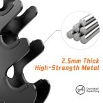 Coral-Inspired 4-Tier Dumbbell Rack Stand