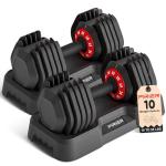 55LB Adjustable Dumbbell Set for Full Body Workouts