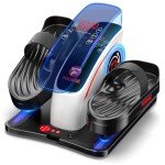 Compact Under Desk Elliptical Machine with Monitor