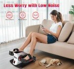 Compact Under Desk Elliptical Machine with Monitor