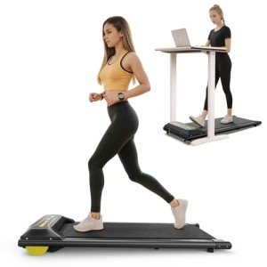 Under-Desk Treadmill with LED Display and Programs