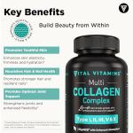 Vital Vitamins Multi Collagen Capsules for All Types