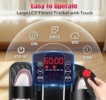 Compact Under Desk Elliptical Machine with Monitor