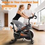 Cursor Fitness Stationary Exercise Bike for Home Workouts