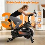 Cursor Fitness Stationary Exercise Bike for Home Workouts