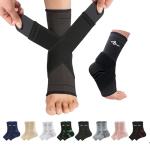 ABIRAM Foot Sleeve with Compression Wrap for Support