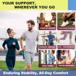 ABIRAM Foot Sleeve with Compression Wrap for Support