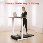 Under-Desk Treadmill with LED Display and Programs