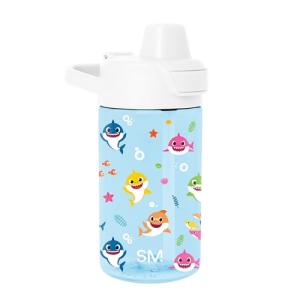 Simple Modern Baby Shark Kids Water Bottle Plastic BPA-Free Tritan Cup with Leak Proof Straw Lid | Reusable and Durable for Toddlers, Girls and Boys | Summit Collection | 12oz, Friends
