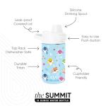 Simple Modern Baby Shark Kids Water Bottle Plastic BPA-Free Tritan Cup with Leak Proof Straw Lid | Reusable and Durable for Toddlers, Girls and Boys | Summit Collection | 12oz, Friends