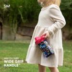 Simple Modern Baby Shark Kids Water Bottle Plastic BPA-Free Tritan Cup with Leak Proof Straw Lid | Reusable and Durable for Toddlers, Girls and Boys | Summit Collection | 12oz, Friends