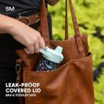 Simple Modern Baby Shark Kids Water Bottle Plastic BPA-Free Tritan Cup with Leak Proof Straw Lid | Reusable and Durable for Toddlers, Girls and Boys | Summit Collection | 12oz, Friends