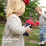 Simple Modern Baby Shark Kids Water Bottle Plastic BPA-Free Tritan Cup with Leak Proof Straw Lid | Reusable and Durable for Toddlers, Girls and Boys | Summit Collection | 12oz, Friends