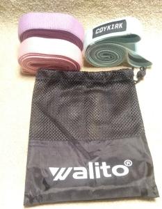 WALITO Fabric Resistance Bands for Legs and Glutes