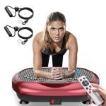 Vibration Plate Exercise Machine with Resistance Bands