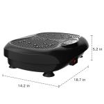 Vibration Plate Exercise Machine with Resistance Bands