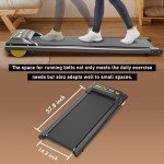 Under-Desk Treadmill with LED Display and Programs