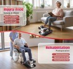 Compact Under Desk Elliptical Machine with Monitor