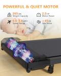 Walking Pad Treadmill with Incline Under Desk Treadmill 2.5 HP Portable Walking Pad 2 in 1 for Walking and Jogging, Under Desk Treadmill for Home Office with Remote Control.